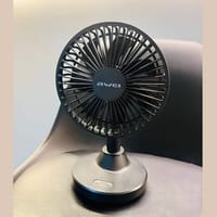 Awei F29 Compact Strong Wind Rechargeable Fan Desktop Silent Fan_img_3
