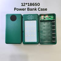 12pcs 18650 Battery Solderless 22.5W Fast Charging Power Bank Case with LED Light_img_1