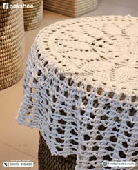 Round Crochet Mat (34/34" Diameter)_img_2