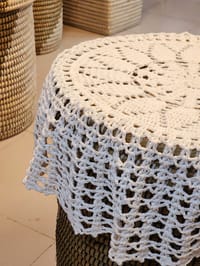 Round Crochet Mat (34/34" Diameter)_img_3