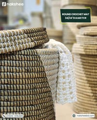 Round Crochet Mat (34/34" Diameter)_img_4