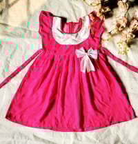 প্রিমিয়াম লিলেন কাপড়ের বেবি ড্রেস।_img_1