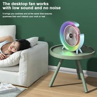 Mini Portable Desktop Fan – Colorful and Compact for Home or Office Use_img_6