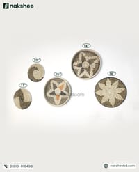 ৫ পিসের কাইসা গ্রাসের ওয়াল ডেকোর সেট_img_2