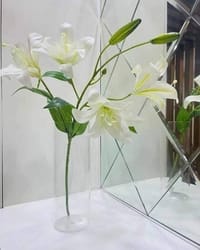Transparent glass vase_img_2