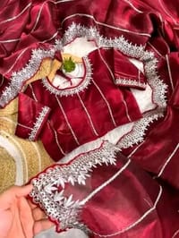 Georgette Sharee with Blouse Piece_img_0