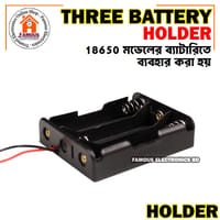 3.7V 18650 3 Tank Battery Storage Box 4.2V 18650 Battery Rechargeable 3S 3 Slot Battery Casing Bracket Holder For With Cable_img_2