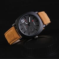 Black Analog Watch For Men_img_0