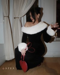 KARLEIGH Faux Fur Knit Maxi Dress_img_2