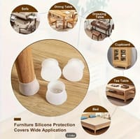 Chair Legs Covers Silicone Table and Chair Foot Pad Furniture Protector Non-Slip Chair Leg Stopper Cover_img_5