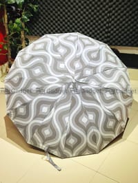 Premium 12-Ribs Automatic Umbrella With Flash Light – White_img_0