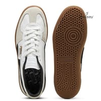 Puma Palermo White and Black Step Sneakers_img_2