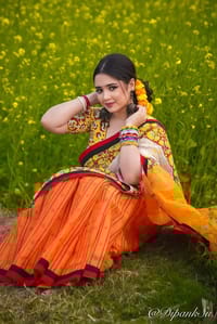 Digital Print Sharee with Blouse_img_3