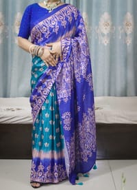 Digital Print Sharee with Blouse Piece_img_0