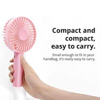 Portable Handheld & Desktop Fan – USB Rechargeable, 3 Speeds_img_0