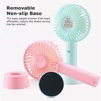 Portable Handheld & Desktop Fan – USB Rechargeable, 3 Speeds_img_1