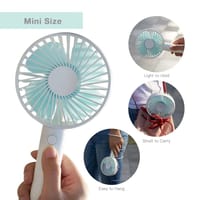 Portable Handheld & Desktop Fan – USB Rechargeable, 3 Speeds_img_2