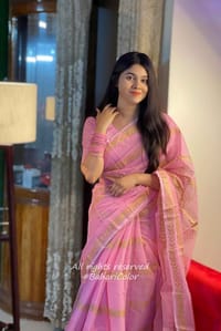 Block Print Sharee with Blouse Piece_img_1