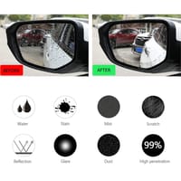 2-Pack Car Rearview Mirror Film – Rainproof, Waterproof, Anti-Fog Nano Coating for Clear Vision_img_6