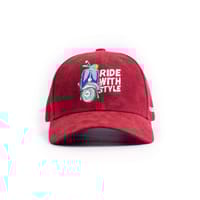 Episodes Ride with Style Maroon Suede Cap_img_3