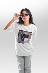 BANDANA WHITE LONG SLEEVE TEES_img_1