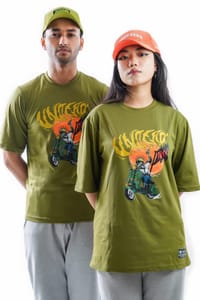 RIDIN’ HELL OLIVE LONG SLEEVE TEES_img_3