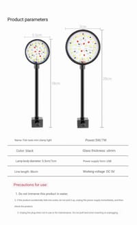 RGB Clamp Light - 5W.(3Moods🔴🟢🔵)_img_5