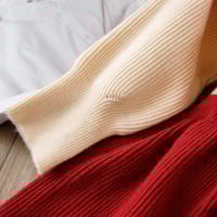 Baby Girls Winter Knitted Warm & Stylish Kids Party Red Dress (1 to 5 years) for yours BABUU_img_5