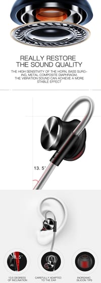DM10 QKZ DM10 Zinc Alloy HiFi In Ear Earphones QKZ DM10 3.5mm Wired In-Ear Earphone- Dreamy DeaLs_img_1