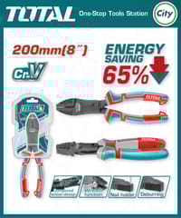 ৮ ইঞ্চি কম্পাউন্ড অ্যাকশন কম্বিনেশন প্লায়ারস TOTAL THTC510806_img_0