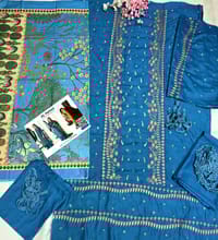 Embroidery Unstitch Dress 💙_img_4