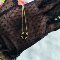 Four leaf locket with earring_img_2