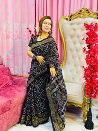 Dhupian Silk Sharee with Blaus Piece_img_5