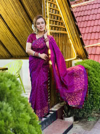 Dhupian Silk Sharee with Blaus Piece_img_1