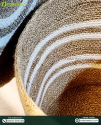 Jute Mini Laundry Basket (12/12" Diameter)_img_2