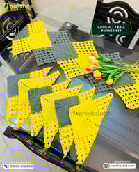 Crochet Table Runner/ টেবিল রানার সেট / টেবিল ম্যাট_img_0