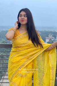 Block Print Sharee with Blouse Piece_img_7