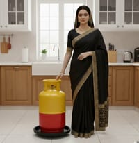 Wheeled Trolley Gas Cylinders and Flower Pots_img_3