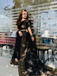 Dhupian Silk Sharee with Blaus Piece_img_1