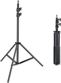 Metal Tripod Stand (Adjustable Up To 6.5 Feet) For Fan, Video Light, Ring Light Etc. (1pc)_img_0