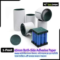 1 Feet 65mm Green Insulation Barley Paper – With Double-Sided Adhesive  | For 18650 Battery Pack_img_0
