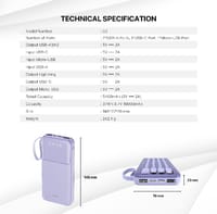 FANTECH S3 PowerBank 10000mAh Slim Mini Airline Approved Safe Reliable High-Speed Charge PowerPack Portable Power Bank_img_6