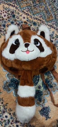 Cute Soft Plush Animal Backpack for Kids – Brown Panda Bag_img_0