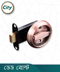 স্টেইনলেস স্টিল ইনভিসিবেল ডোর লক নব সিস্টেম ডেড লক উইথ রাউন্ড কনসিলড হ্যান্ডেল_img_0