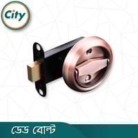 স্টেইনলেস স্টিল ইনভিসিবেল ডোর লক নব সিস্টেম ডেড লক উইথ রাউন্ড কনসিলড হ্যান্ডেল_img_1