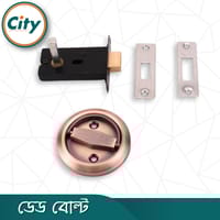 স্টেইনলেস স্টিল ইনভিসিবেল ডোর লক নব সিস্টেম ডেড লক উইথ রাউন্ড কনসিলড হ্যান্ডেল_img_2