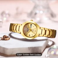 Women's Watch High Quartz Calendar Watch, Suitable for Daily Life Business Travel Vacation Date Watch 010_img_0