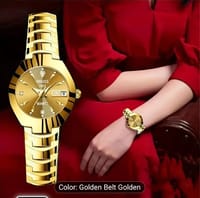 Women's Watch High Quartz Calendar Watch, Suitable for Daily Life Business Travel Vacation Date Watch 010_img_2