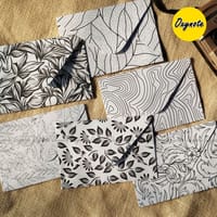 OXYNOTE Monarch Series Premium Designed Vintage Pattern Envelope_img_1