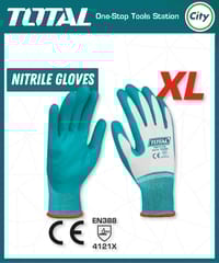 ২ জোড়া নাইলন গ্লাভস XL সাইজ TOTAL TSP12102_img_1